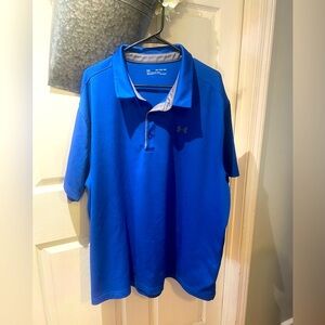 Under Armour Men's Blue Polo Shirt 3XL